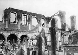 Arras: Destroyed church in Lens, 1917