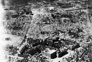Arras: Destroyed city of Lens, 1917