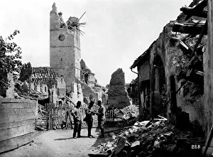 Montenegro: Destroyed city in Montenegro during the First World War