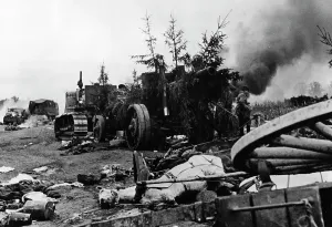 Corpses: Destroyed column of the Red Army, 1941