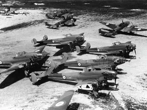 Gelb: A destroyed French bomber, 1940