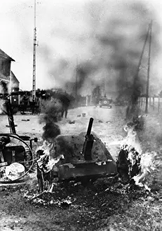 Gelb: Destroyed by German artillery during the Western campaign