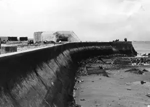 Dayd Day: Destroyed German coastal fortification on the Atlantic W
