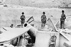 Tsing: Destroyed German howitzer