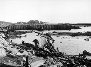 Zerstorungen: Destroyed island of Helgoland