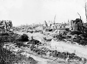 Barrage: Destroyed Miraumont, 1916