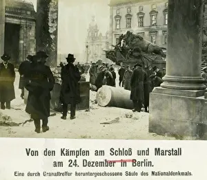 Mitte: The destroyed National Kaiser Wilhelm Monument in Berlin