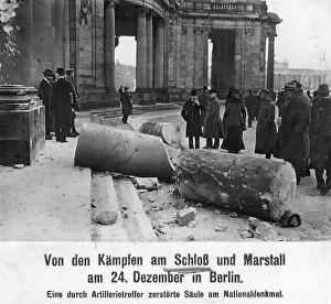 Mitte: The destroyed National Kaiser Wilhelm Monument in Berlin