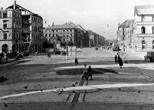 Commissioned: The destroyed Odeonsplatz, 1945