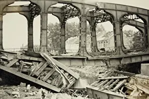 Mechelen: Destroyed railway bridge in Mechelen (Belgium). Second?