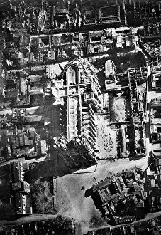 Reims: The destroyed Reims, 1917