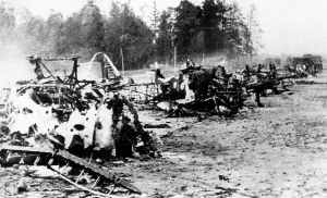 Warplanes: Destroyed Russian fighter planes, 1941