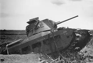 Matilda: Destroyed Russian tank, 1942