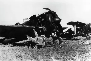 Kherson: Destroyed Russian warplanes in Ukraine, 1941