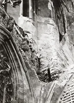 Dilapidation: Destroyed St. Stephen's Cathedral in Vienna