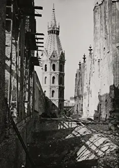 Dilapidation: Destroyed St. Stephen's Cathedral in Vienna
