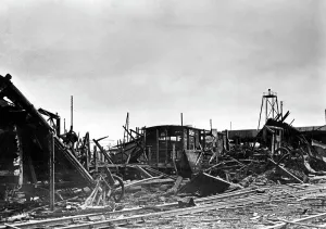 Kharkiv: Destroyed station of Belgorod, 1943