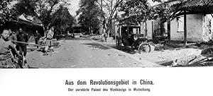 Rage: Destroyed street in Wuhan, 1911
