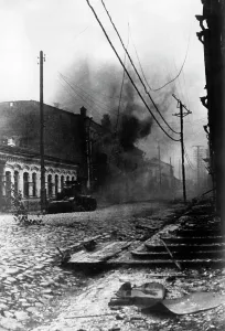 Downed: Destroyed tank of the Red Army, 1941