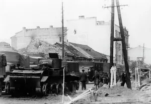 Downed: Destroyed tank of the Red Army on the Eastern Front, 1941