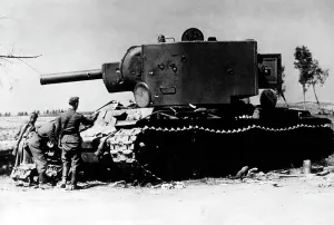 Downed: Destroyed tanks of the Red Army