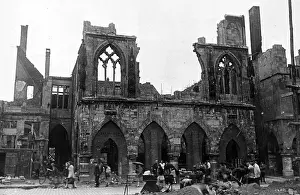Muenster: Destroyed Town Hall of Munster