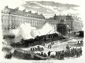 Rejoicing: Destroyed Vendome Column; Paris Commune 1871