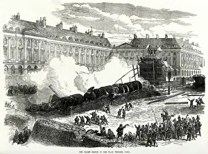 Vendome: Destroyed Vendome Column; Paris Commune 1871