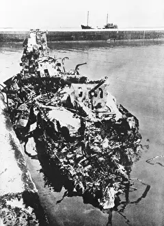 Dunkerque: Destroyed warship WWII