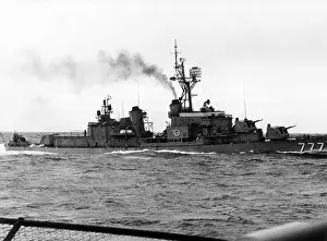 Precursor: US destroyer during NATO exercise in North Sea