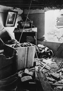 Baden Wuerttemberg: Destruction after an air attack on Heidelberg, 1940