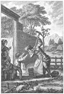 Incident: The destruction of the aquaduct. Illustration