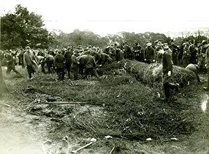 Cuffley: Destruction of first German airship on British soil, WW1
