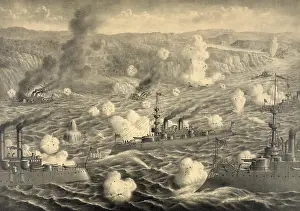 Life Boats: Destruction of Spanish fleet after it left Santiago