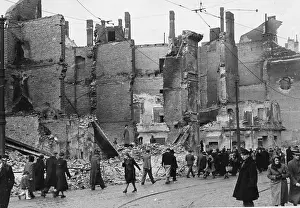 Destructions: Destructions in Warsaw after the end of the fights, 1939