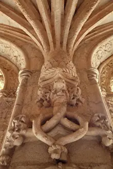 Castilho: Detail, Cloister, Jeronimos Monastery, Lisbon, Portugal