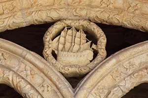 Castilho: Detail, Cloister, Jeronimos Monastery, Lisbon, Portugal