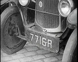 Sideways: Detailed Image of a Car Wheels Turning Sideways
