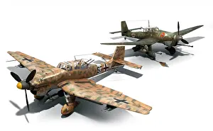 Junkers: Detailed image of two versions of the legendary