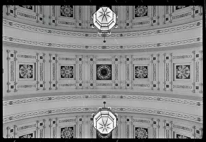 Alterations: A detailed view of the ceiling in Victoria Hall