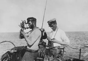 Determine: Determination of position on a German submarine in the First