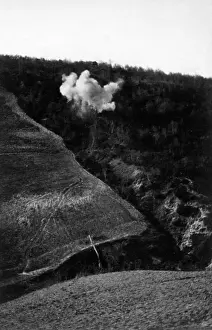 K.u.k: Detonating mine at the Eastern front, 1915