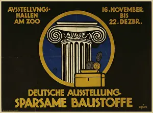 Economical: Deutsche Ausstellung, Sparsame Baustoffe. Ausstellungshallen