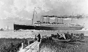 Elbe: The Deutschland, ca. 1910