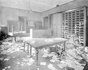 Thrown: The devastated Chamber of Commerce Bochum, 1923