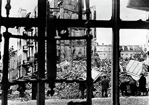 Collapse: Devastated downtown of Orel - Oryol, 1943