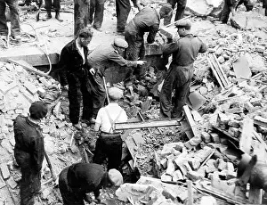 Walworth: Devastation after a bombing raid, Gurney Street, Walworth