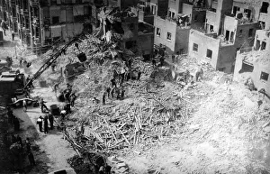 Walworth: Devastation after a bombing raid, Gurney Street, Walworth