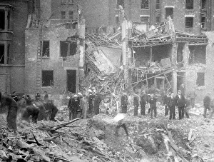 Walworth: Devastation after a bombing raid, Gurney Street, Walworth
