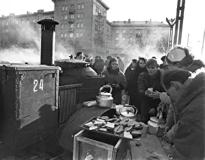 Queue: Developments in Vilnius, 1991